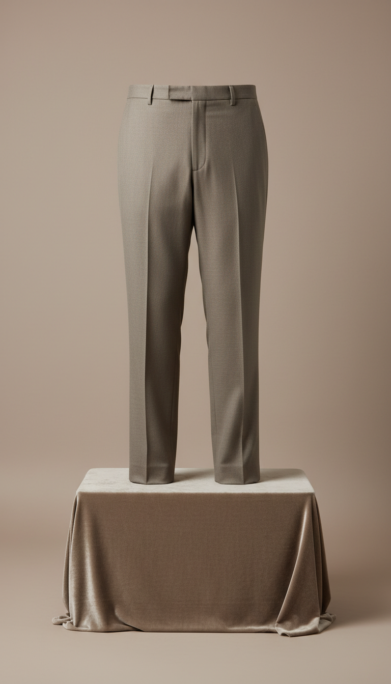 Tailored Trousers in Antique Taupe